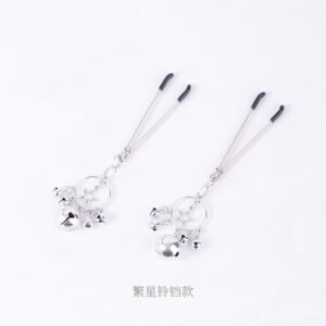 Breast sm props flirting temptation bell breast clip female sexy clitoris clip star boobs clip masturbation sex toy - Star bell model