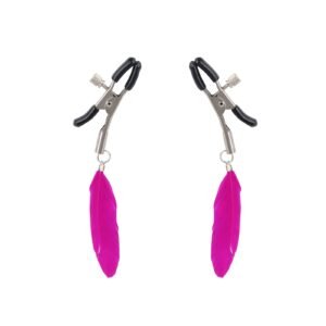 Breast enlargement teasing sm props sexy breast clips sexy bird feather nipple clips couple supplies alternative adult products - Bird feather breast clip