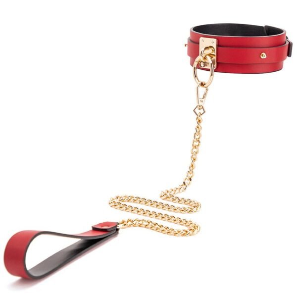 Sex toys SM props bondage handcuffs foot cuffs role play eye masks couple training mouth plugs SM traction collars - Collar