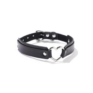 High-end sm props black sexy traction collar pu leather love hanging ring sexy collar alternative adult products - Love money