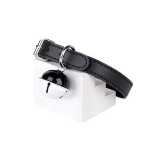SM sex toys maid bell collar SM training traction collar female alternative neck ring choker adult products - Black bell collar + black traction chain