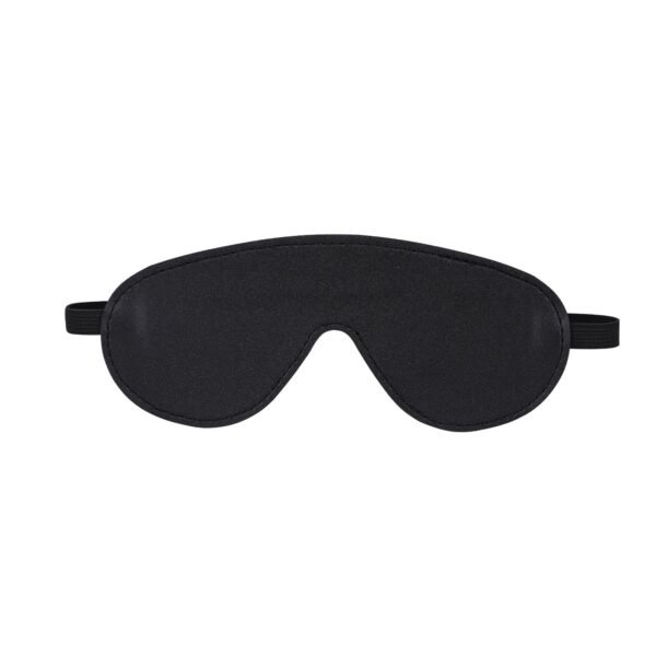 Training sm props female pvc sexy eye mask couple couple blindfolded flirting blackout eye mask alternative adult products - Black leather eye mask