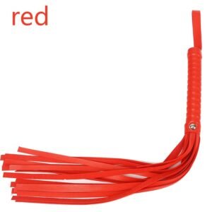Hot-selling sexy sm props tassel small whip sp punishment training sexy whip alternative adult products - Red