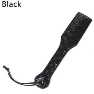 Sex toys SM props punishment training spanking beats diamond pattern sexy hand beats alternative adult products - Black