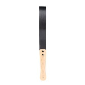 sm props wooden handle sexy leather racket female slave training sexual punishment sp racket alternative adult products - Black pu small wooden handle shoot