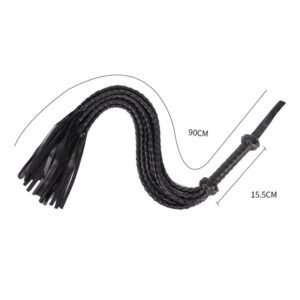 Sex toys sm props shake m training sex whip hand-woven tassel queen whip adult alternative toys - Black
