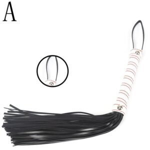 sm sex toys training dog slave torture instruments men and women m punishment sm whip sexy leather whip loose whip adult sex products - Black