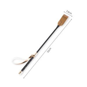 sm sex toys sp props long pole sex racket golden spanking sex leather clapping hands adult sex products - Gold