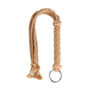 Hot sale sm props hand-woven sexy cotton rope whip training punishment sm whip alternative adult products - Cotton rope whip