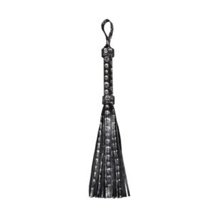 New punishment sm props leather whip European and American Halloween skull sexy whip high-end retro pattern leather whip - Skeleton