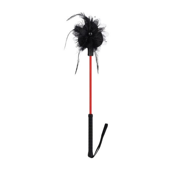 sm sex toys lace flower tease stick punishment training sm props sex beat alternative adult products - Black