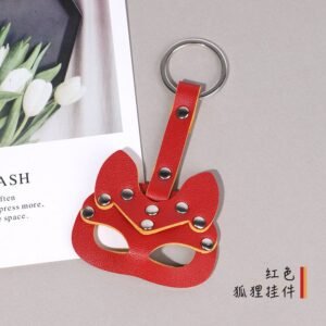 Sexy sm props accessories sex toys cute bunny keychain fox mask sexy pendant - Red fox mask pendant
