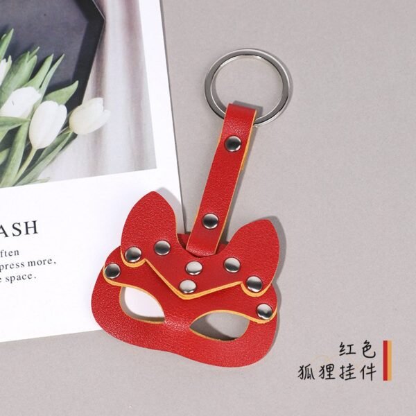 Sexy sm props accessories sex toys cute bunny keychain fox mask sexy pendant - Red fox mask pendant