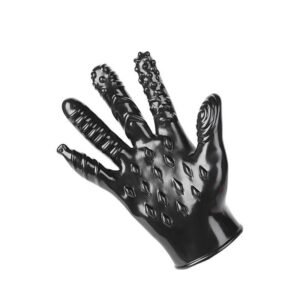 Wolf tooth sex gloves sm sex props ecstasy palm female thrusting masturbation finger covers alternative adult products - Black