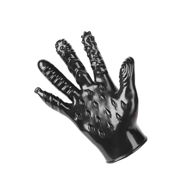 Wolf tooth sex gloves sm sex props ecstasy palm female thrusting masturbation finger covers alternative adult products - Black