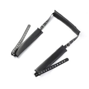 Bed sm props female slave training sexy split leg pillow posture fixed sexy split leg belt alternative adult products - Black