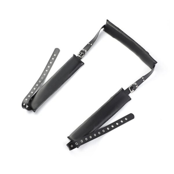 Bed sm props female slave training sexy split leg pillow posture fixed sexy split leg belt alternative adult products - Black
