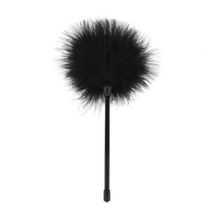Adult products sexy feather stick sm teasing stick sexy chicken feather stick flirting tickling feather brush alternative toy - Black