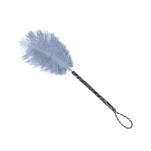 Sex toys SM props couple foreplay flirting feather sticks breast enlargement teasing sexy feather sticks adult products - Blue-grey