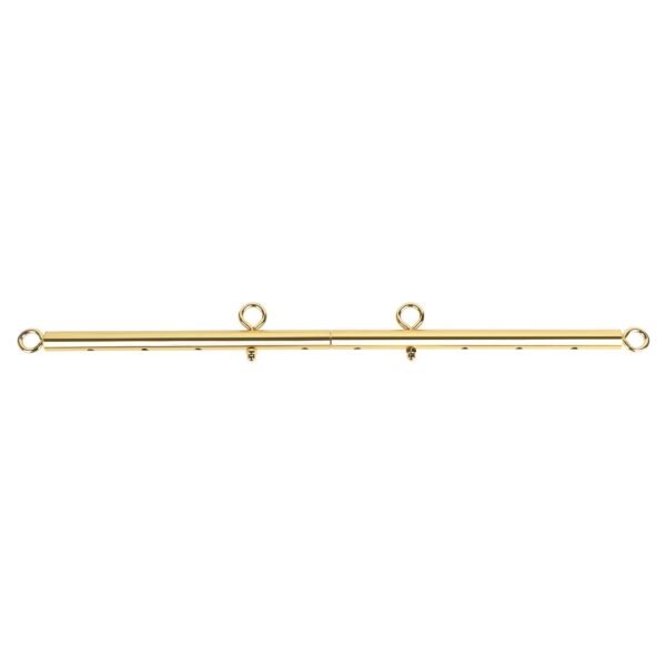 Standing binding bondage sm props detachable telescopic one-word steel pipe sponge sexy handcuffs foot cuffs adult products - Golden steel pipe