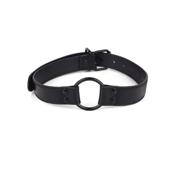 Sex sm props black iron ring sexy mouth flail forced mouth opening drooling sexy mouth ring alternative adult products - Black