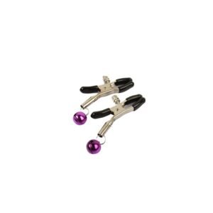 Hot selling sex sm props couple flirting sexy bell breast clip female masturbation sex toy boobs clip - Purple