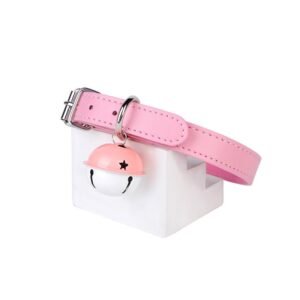 SM sex toys maid bell collar SM training traction collar female alternative neck ring choker adult products - Pink bell collar + pink traction chain