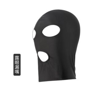 sm adult sex toys all-inclusive headgear masked pullover female adult exposed eyes and mouth masks batch - Eye-exposed headgear