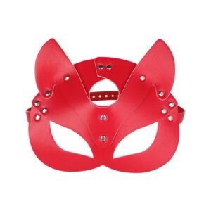 SM Sex Toys Cosplay Sex Fox Mask Party Mask Flirting Mask Alternative Adult Products - Red