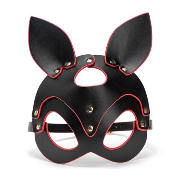 Teasing charm fox sexy mask dance cos sexy eye mask masked flirting mask alternative adult products - Black red