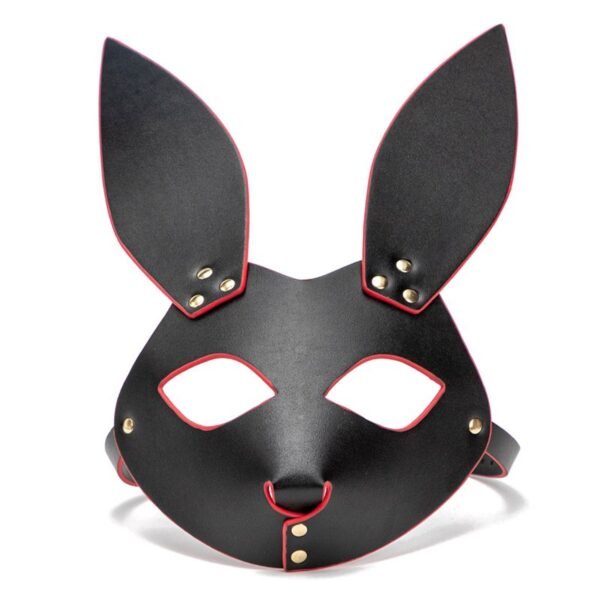 Adult role play bunny girl mask nightclub orgy masked eye mask teasing charm sexy eye mask female - Black red