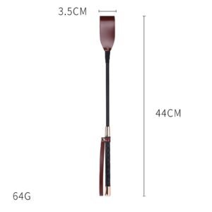 Sex toys SM props retro long pole sex beat SP spanking torture instruments alternative pointer adult products - Short burgundy (pvc)