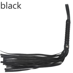 Hot-selling sexy sm props tassel small whip sp punishment training sexy whip alternative adult products - Black