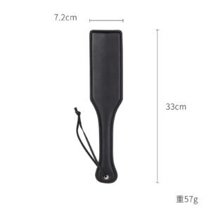 High-end bdsm props sexy leather racket for men and women sp punishment leather racket sexy ruler alternative adult products - Small black square shoot