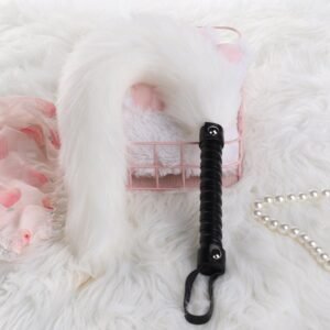 Slave girl training sm props fox tail whip sp punishment spanking sex whip alternative adult products - White
