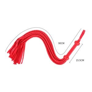 Sex toys sm props shake m training sex whip hand-woven tassel queen whip adult alternative toys - Red