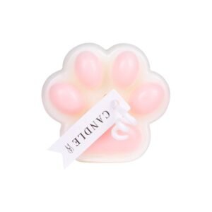 Peony flower low temperature candle 48 degree soy wax drop wax cat claw bear candle does not hurt skin