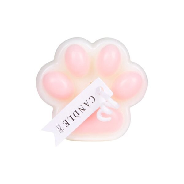 Peony flower low temperature candle 48 degree soy wax drop wax cat claw bear candle does not hurt skin