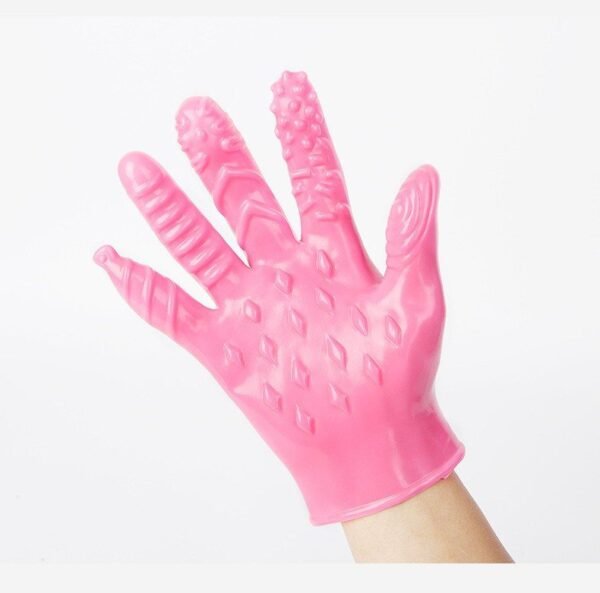 Wolf tooth sex gloves sm sex props ecstasy palm female thrusting masturbation finger covers alternative adult products - Pink
