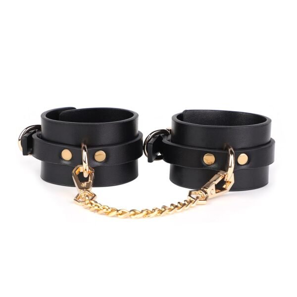 Sex toys SM props detachable sex bondage one-word steel pipe SM standing binding props handcuff holder - Plain handcuffs