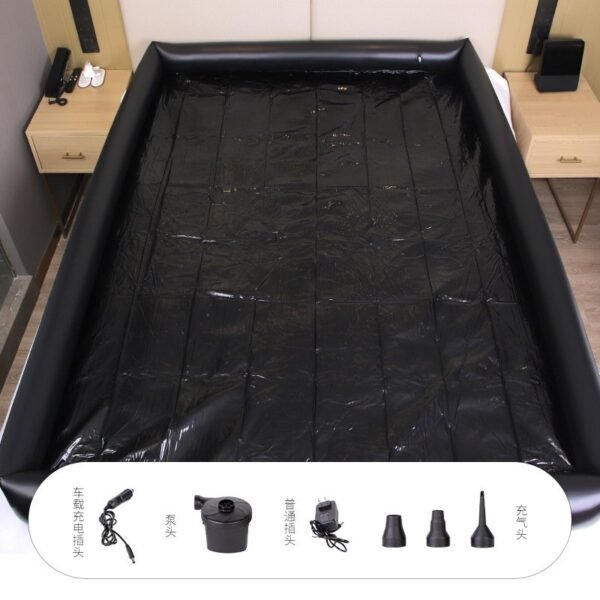 Sexy inflatable water bed sex foreplay sex toy indoor oil push massage air cushion bed alternative adult products - Air bed + air pump