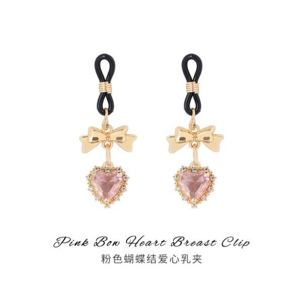 sm sex toys female masturbation toys sexy clitoris clips insulting training bows love breast clips breast bundles - Crystal powder