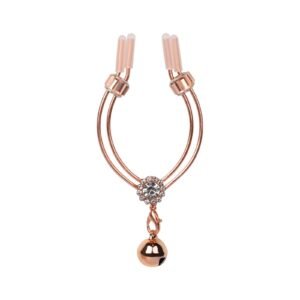 Sexy sm props antler bell breast clip couple flirting teasing boobs clip vagina clip toy adult products - Antler clamps