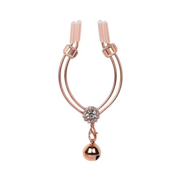 Sexy sm props antler bell breast clip couple flirting teasing boobs clip vagina clip toy adult products - Antler clamps
