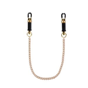 Exclusively for breast sm props adjustable sexy breast clip long chain two-end clitoris clip adult products - Gold