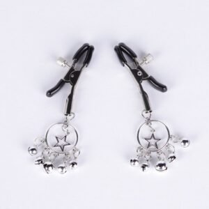 Breast sm props flirting temptation bell breast clip female sexy clitoris clip star boobs clip masturbation sex toy - Jane Star Bell Model
