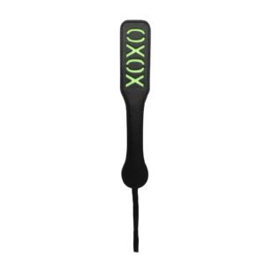 SM sex props SP cat luminous shooting couple training letter shooting dog slave punishment ruler adult products - Luminous XOXO shot