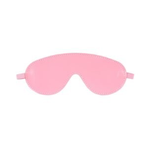 Training sm props female pvc sexy eye mask couple couple blindfolded flirting blackout eye mask alternative adult products - Pink leather eye mask