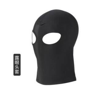 sm adult sex toys all-inclusive headgear masked pullover female adult exposed eyes and mouth masks batch - Eye-exposed headgear