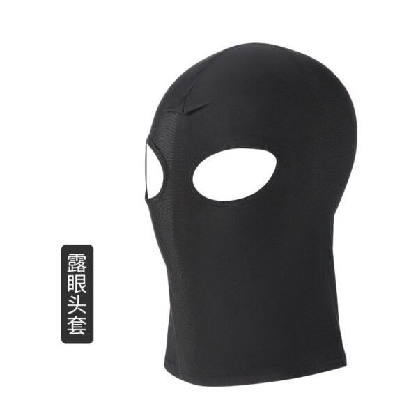 sm adult sex toys all-inclusive headgear masked pullover female adult exposed eyes and mouth masks batch - Eye-exposed headgear